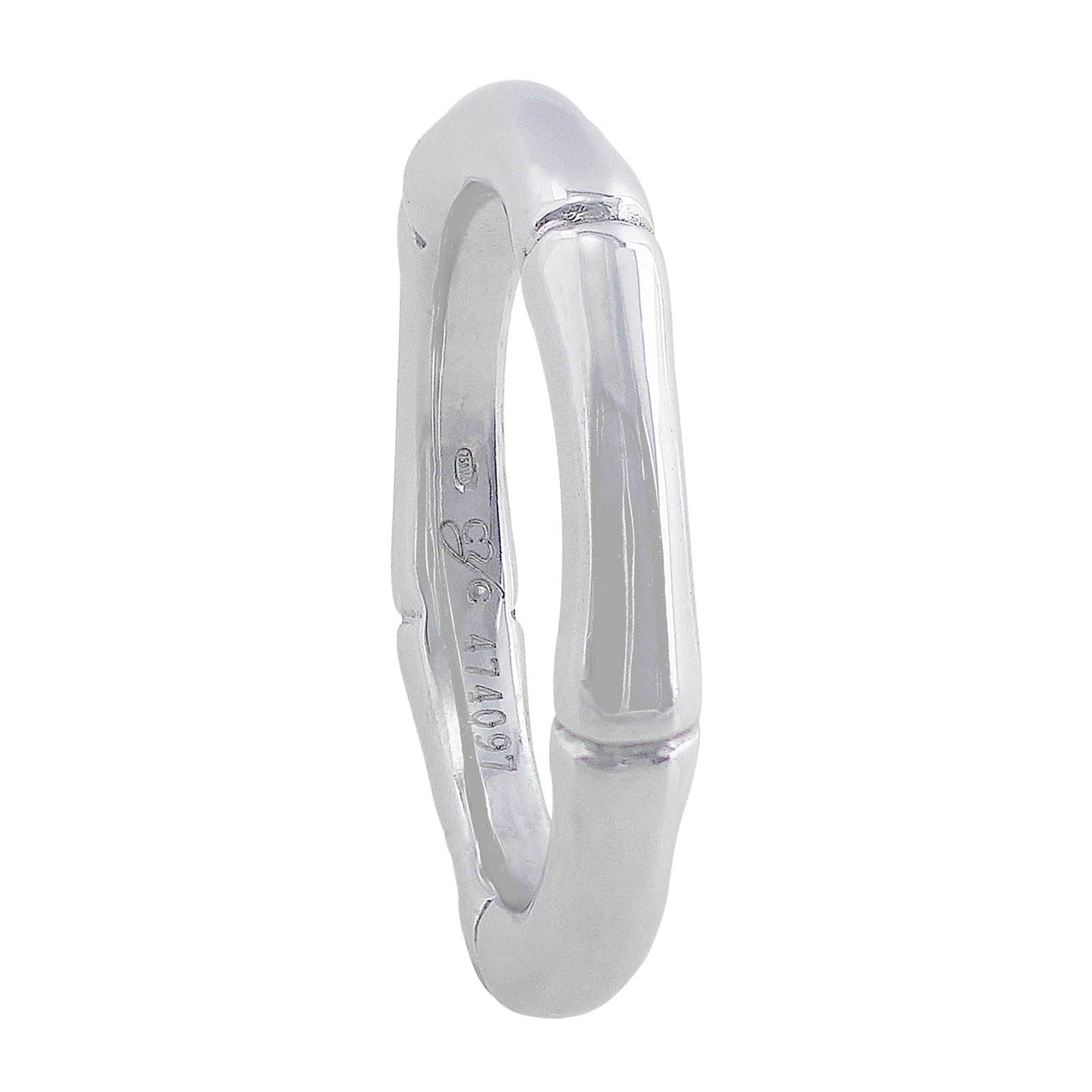 Carrera Y Carrera 18kt White Gold Band