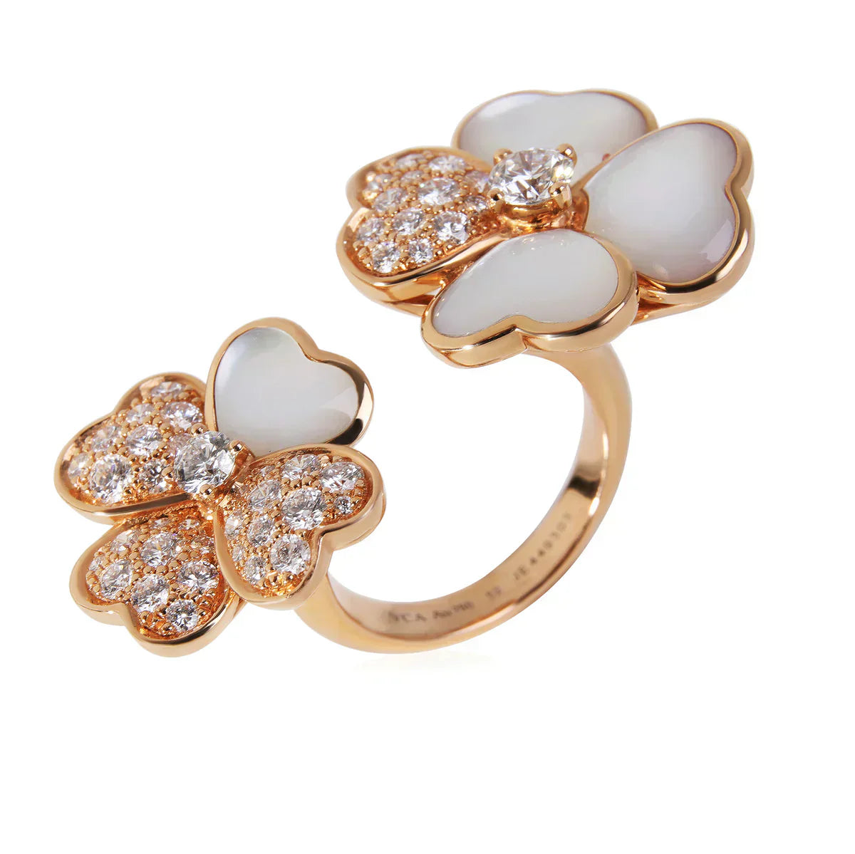 18K Celestial Cosmos Between the Finger Diamond Ring