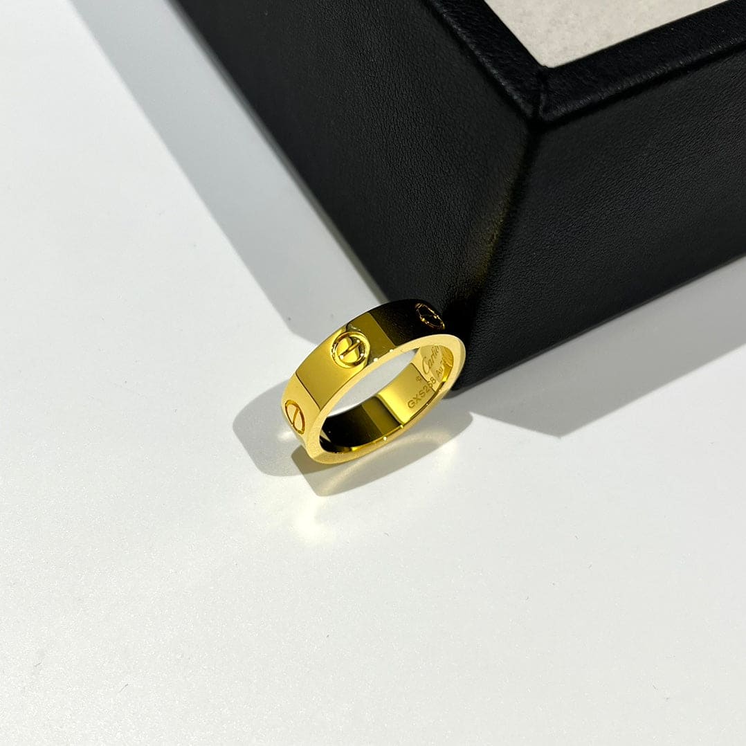 18K Celestial Love Wedding 6mm  Ring