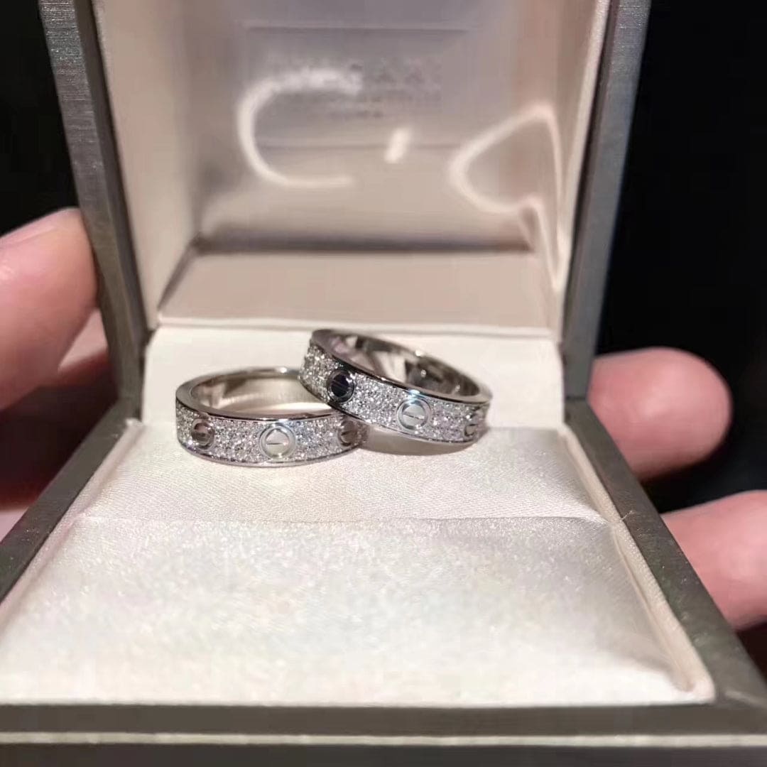 18K Celestial Love Diamond-Paved 5mm Ring