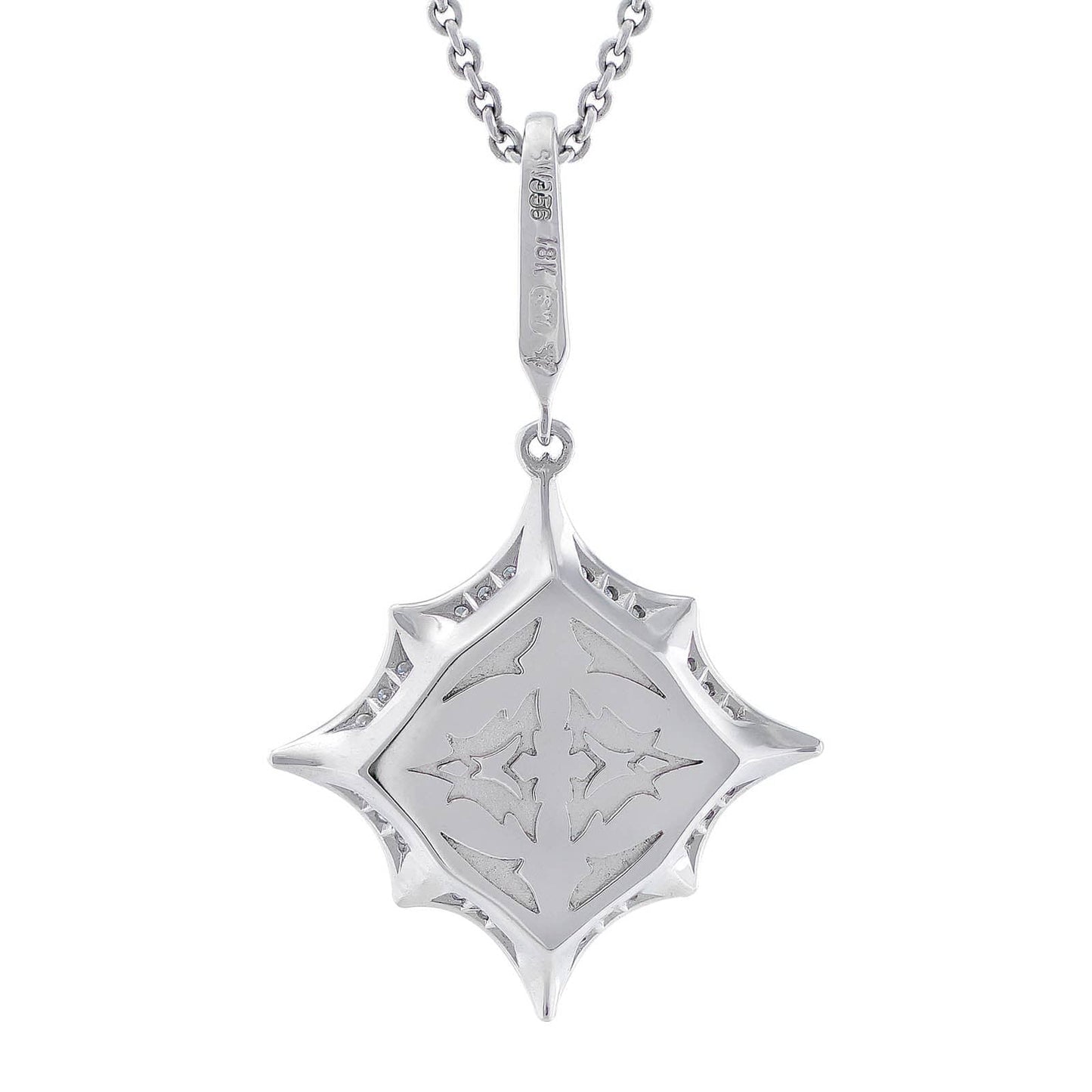 Stephen Webster 18k White Gold Blue Cystal Haze Necklace