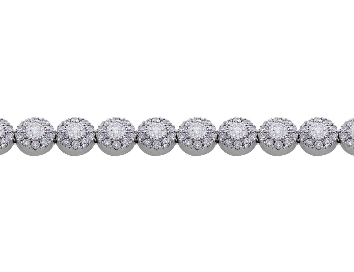 18k White Gold Delicate Diamond Bracelet
