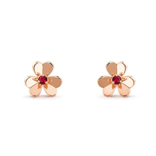 18K Celestial Frivole Mini Ruby Earrings