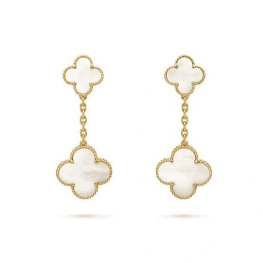 18K Celestial Magic Alhambra Earclips Earrings