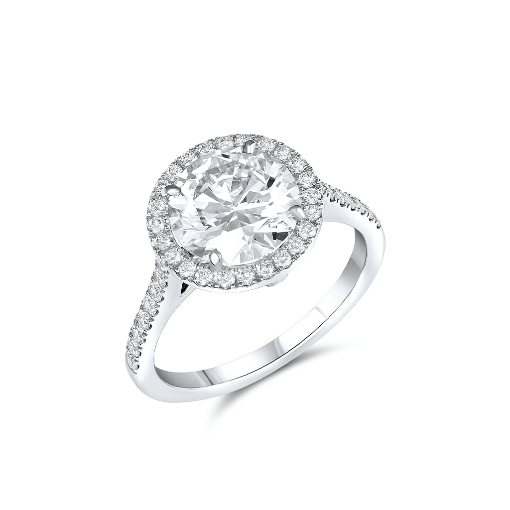 RIVIÈRE PLATINUM 2.00CT DIAMOND RING