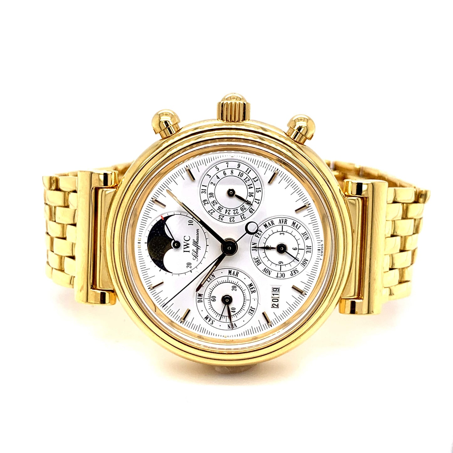 IWC Da Vinci Perpetual Calendar 18k Yellow Gold IWC3750 - Certified Pre-Owned