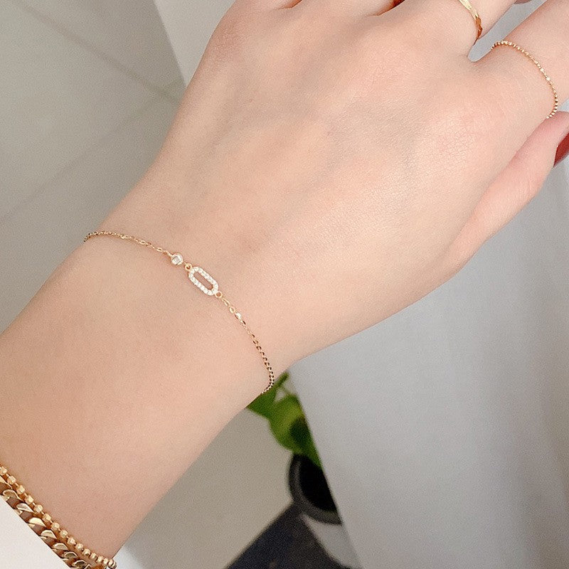 ELVORIA Rincy Bracelet – 14K Gold Plated 925 Sterling Silver