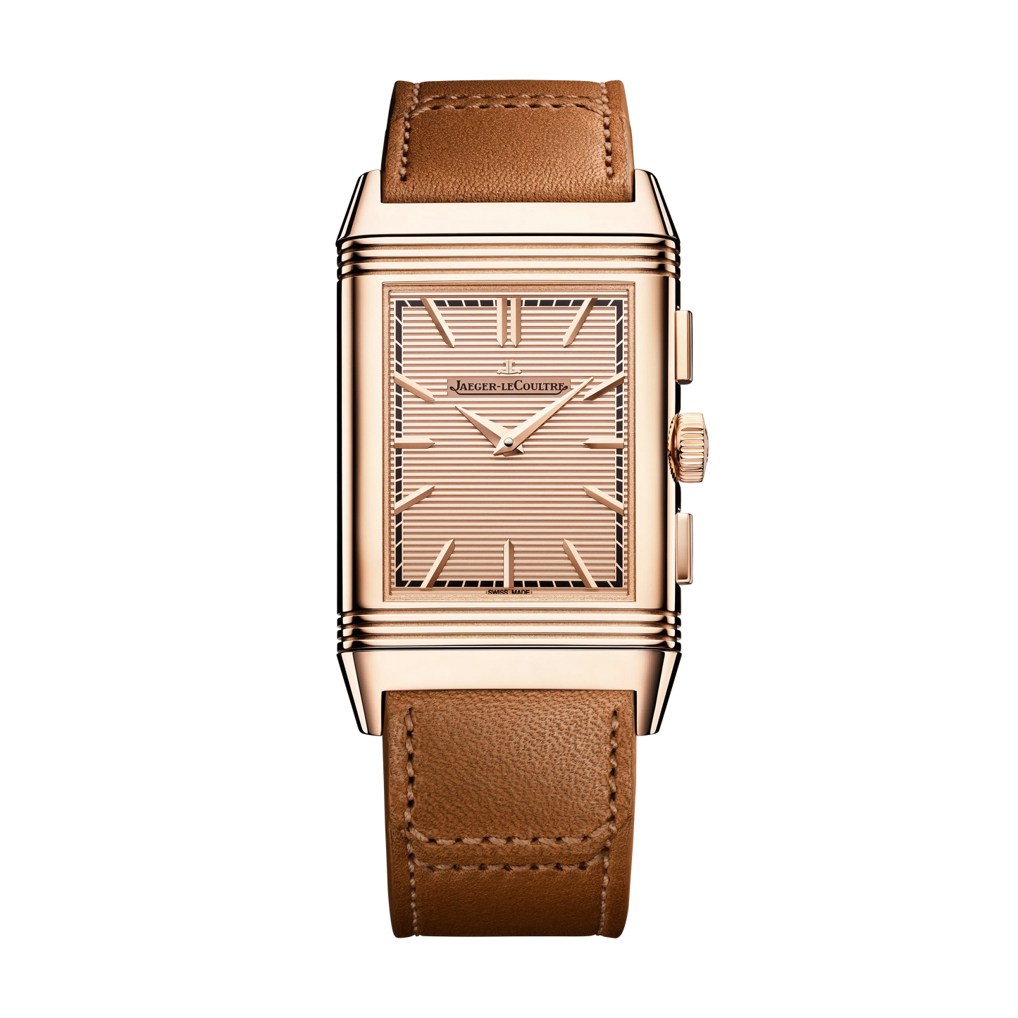 Pink Gold Reverso Tribute Chronograph Manual Winding Men’s Watch Q389256J
