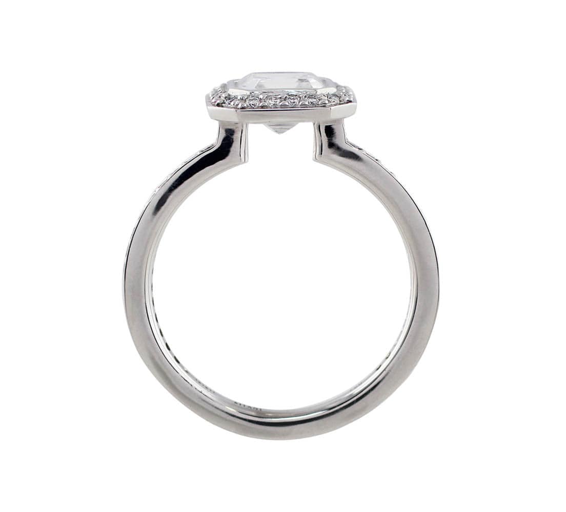 Ritani 18k White Gold Endless Love 1ct Diamond Solitaire Ring