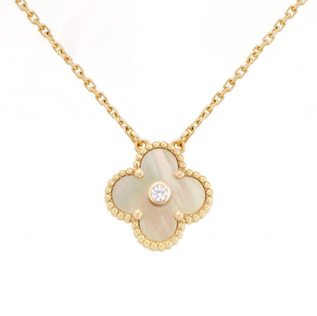 18K Celestial Sweet Alhambra Clover Necklace