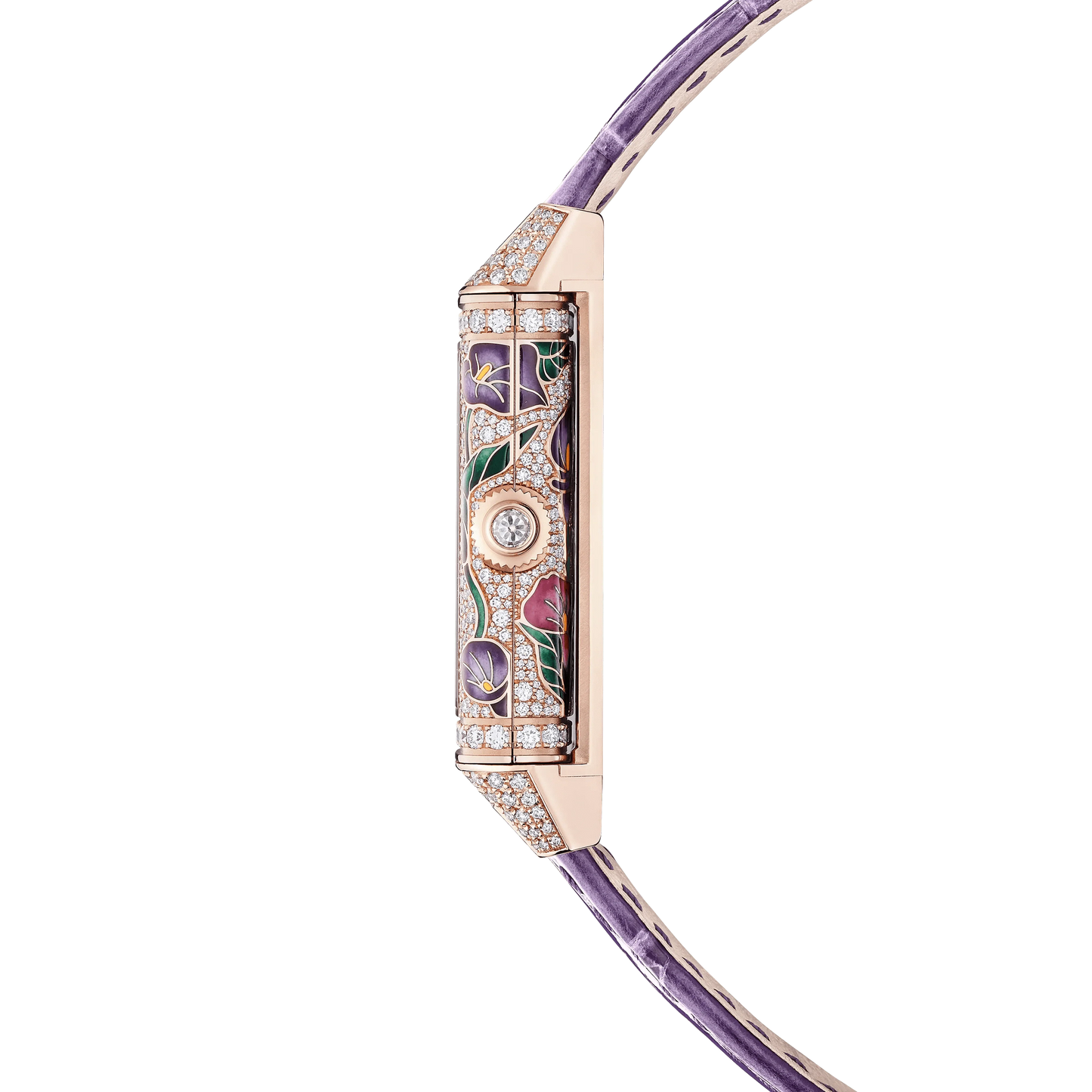 Pink Gold Reverso One Precious Flowers Women’s Watch Q3292435