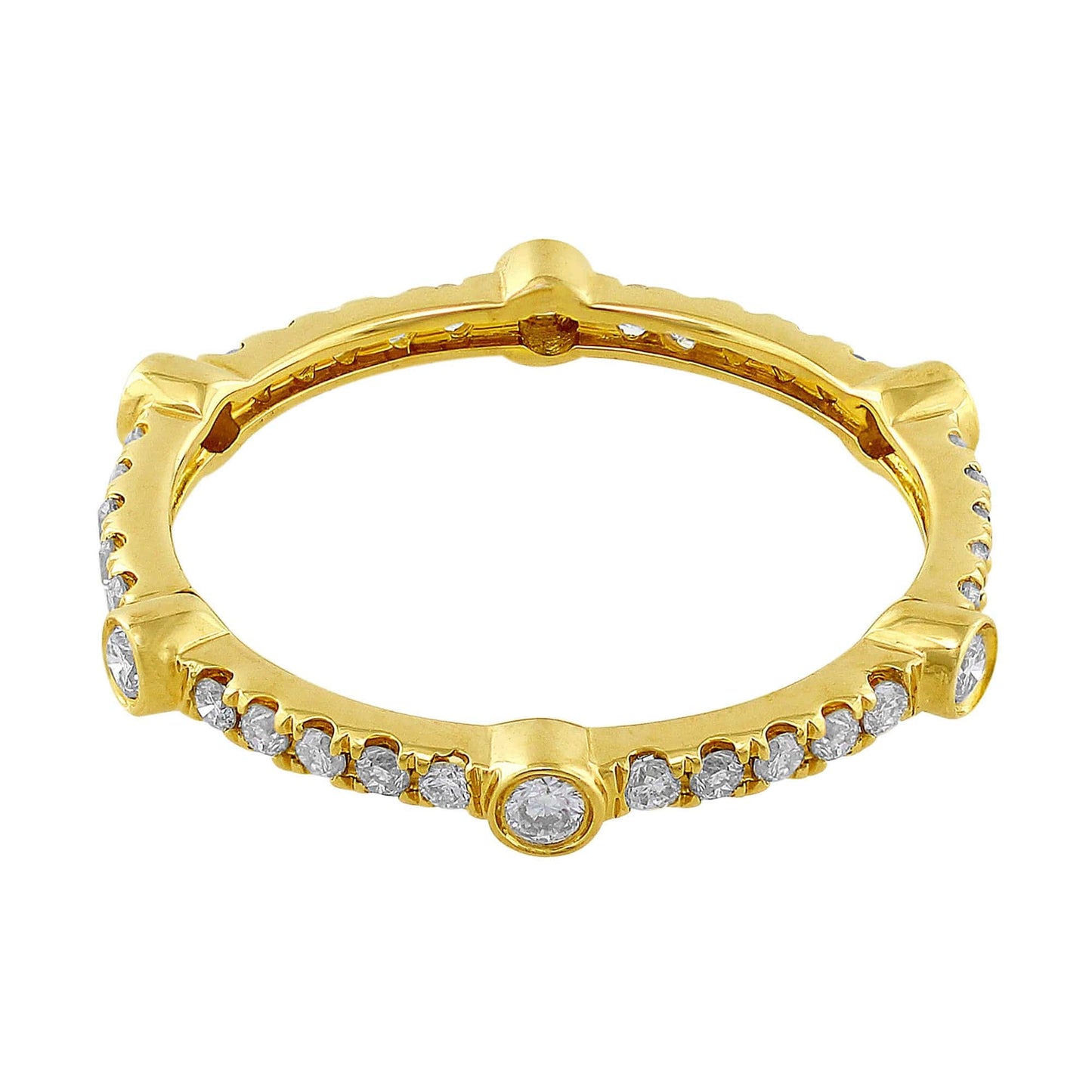 Yellow Gold Diamond Wedding Band