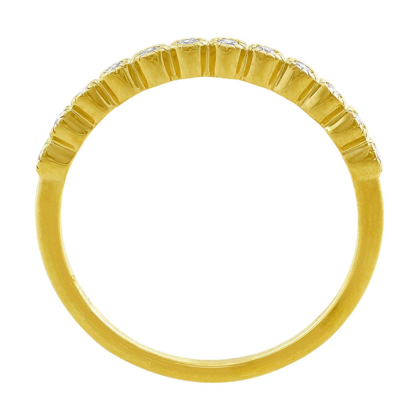 14kt Yellow Gold Diamond Anniversary Band