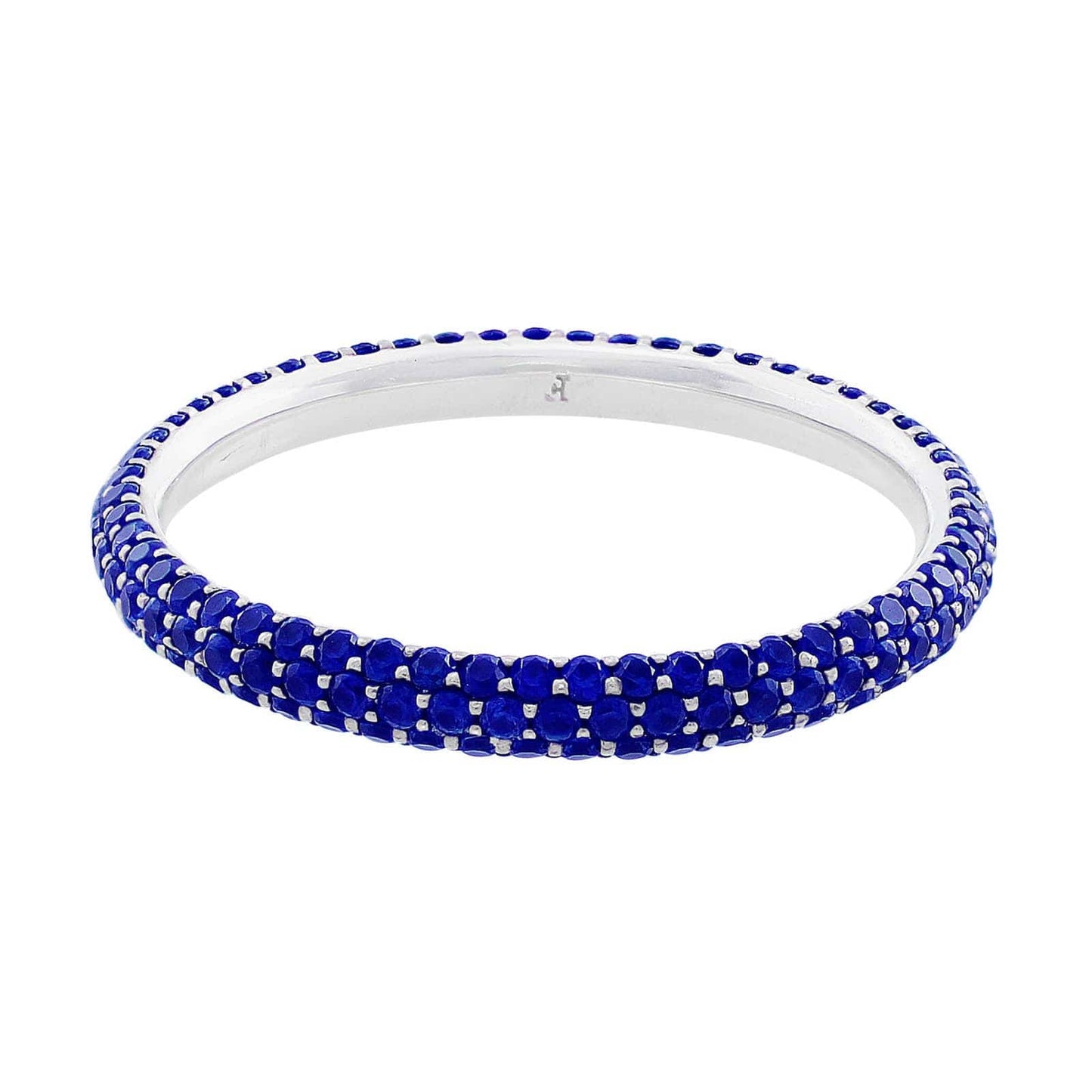 14kt White Gold Sapphire Eternity Band