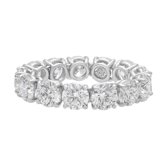 Rivière 18k White Gold 5.3ctw Flexible Diamond Band