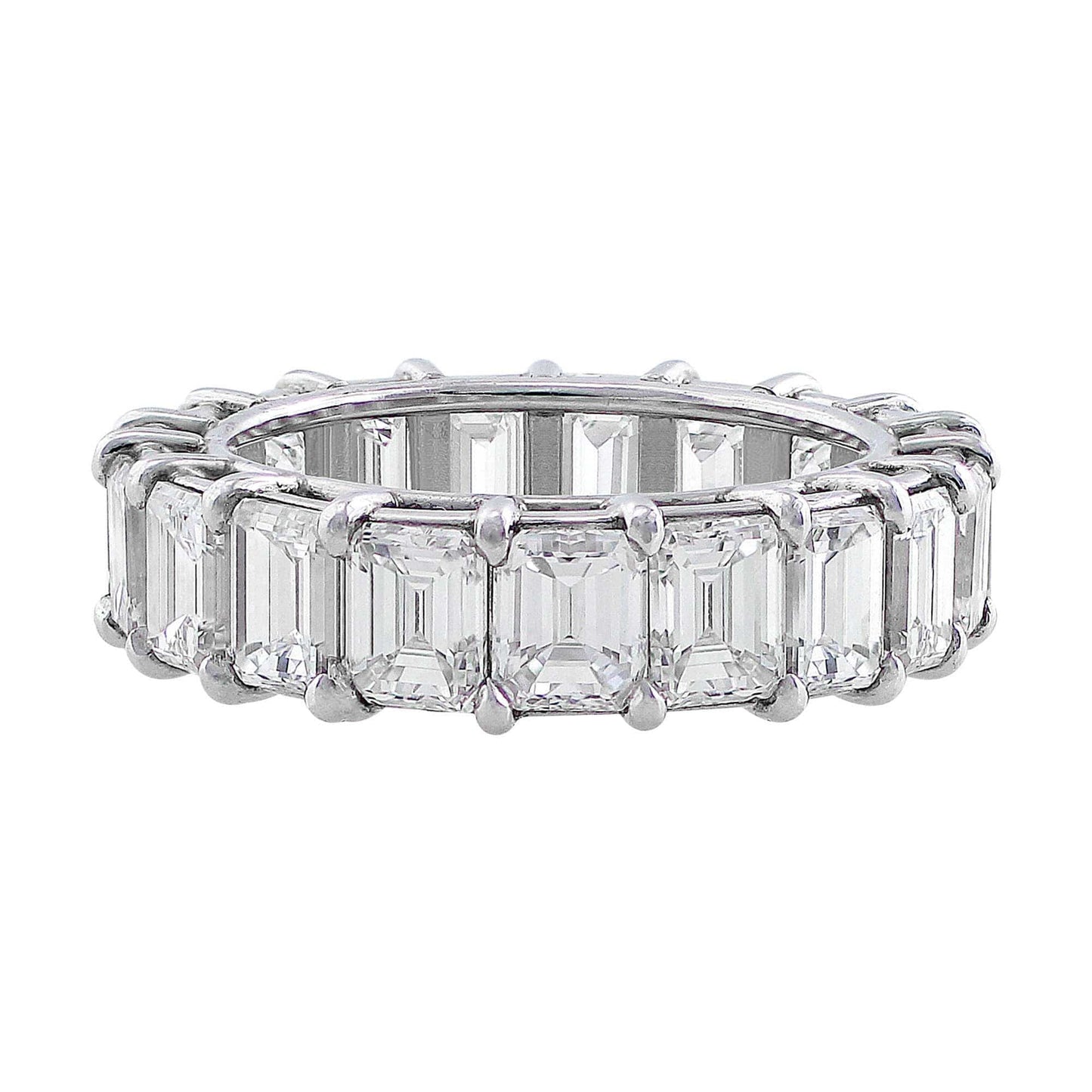 Rivière Platinum 6.66ctw Diamond Eternity Band