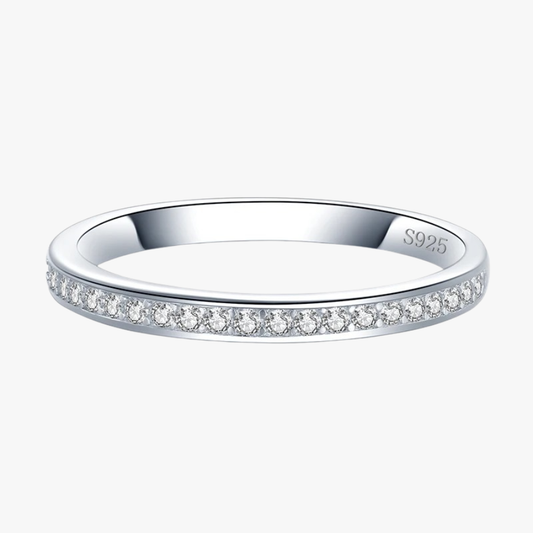 Elegant Simple CZ Ring – 925 Sterling Silver