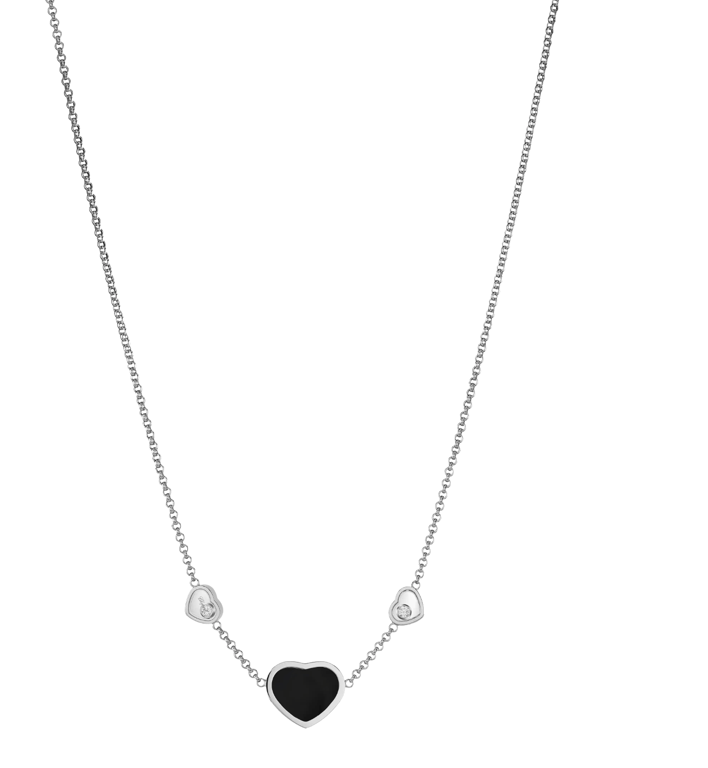 My Happy Hearts Necklace Onyx