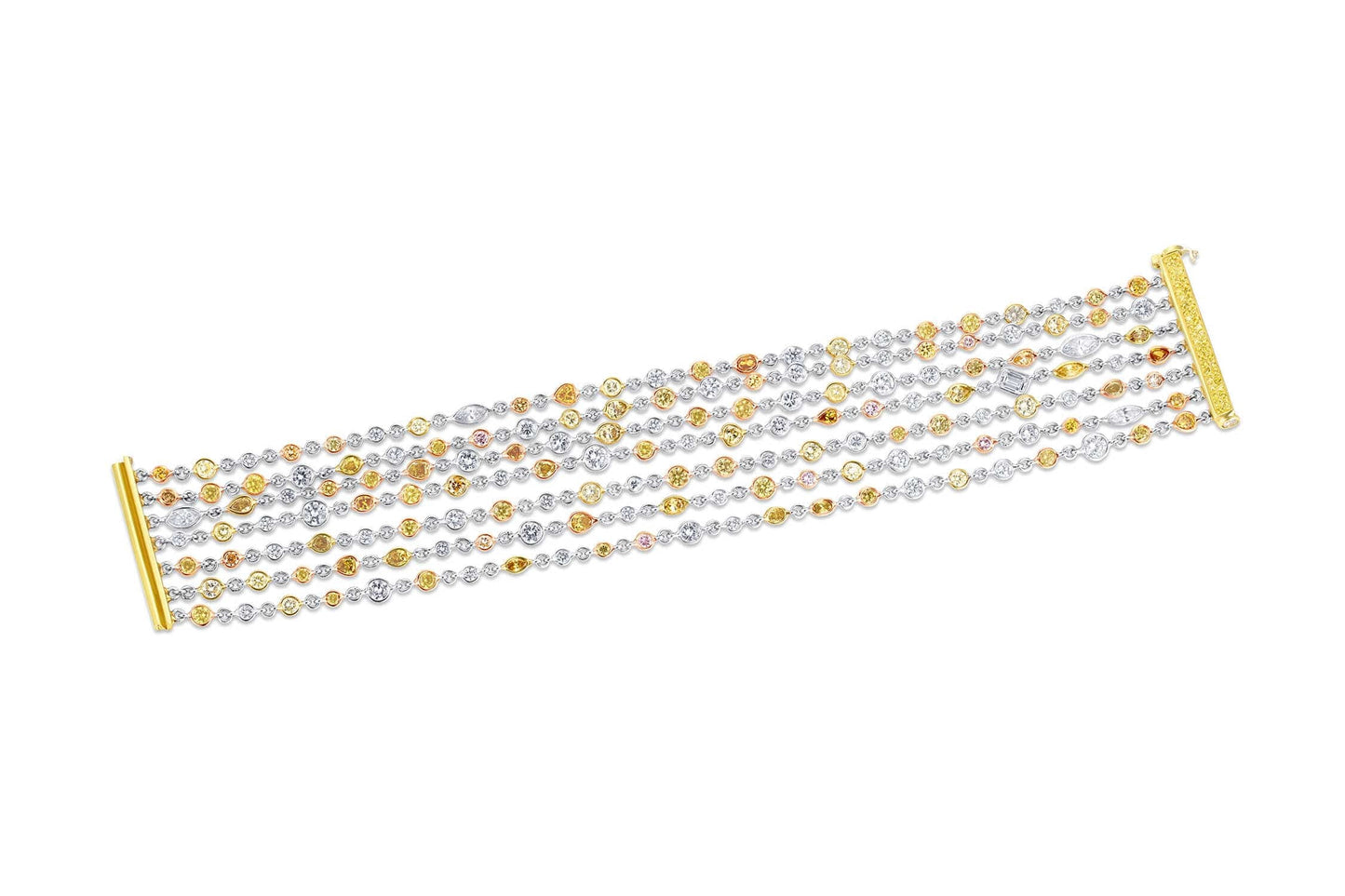 Riviera Luxe Multicolor Diamond Seven-Strand Bracelet