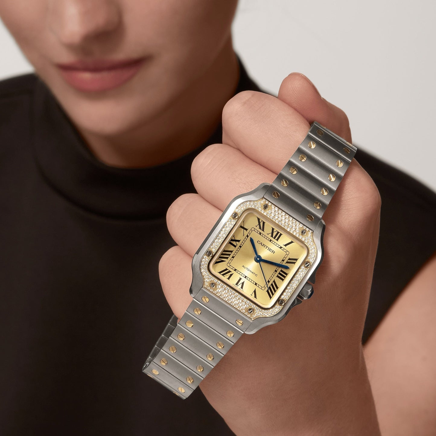 Santos de Cartier watch CRW3SA0007