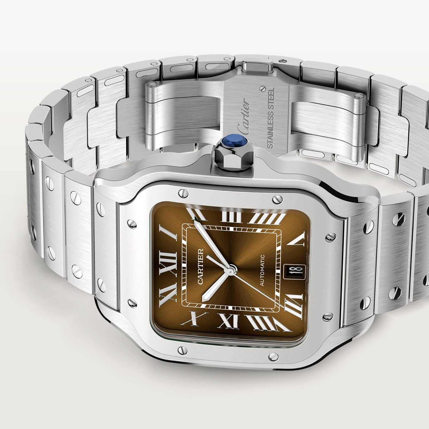 Santos de Cartier watch CRWSSA0064