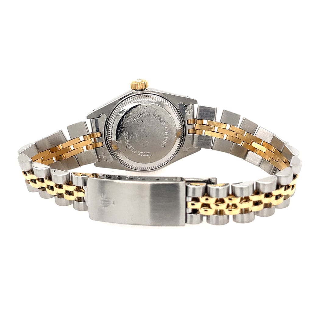 Rolex Lady-Datejust Champagne Tapestry Dial 69173 - Pre-Owned