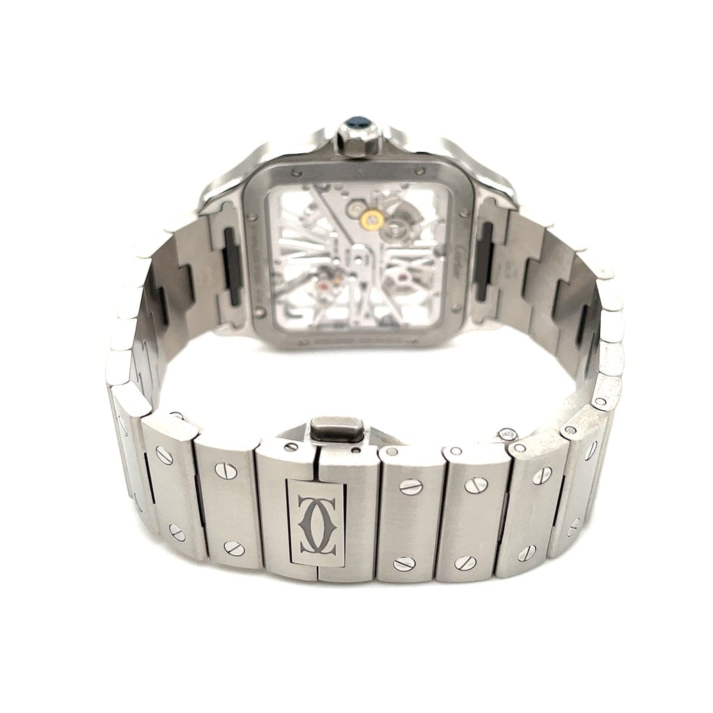Cartier Santos De Cartier Skeleton WHSA0015 - Certified Pre-Owned