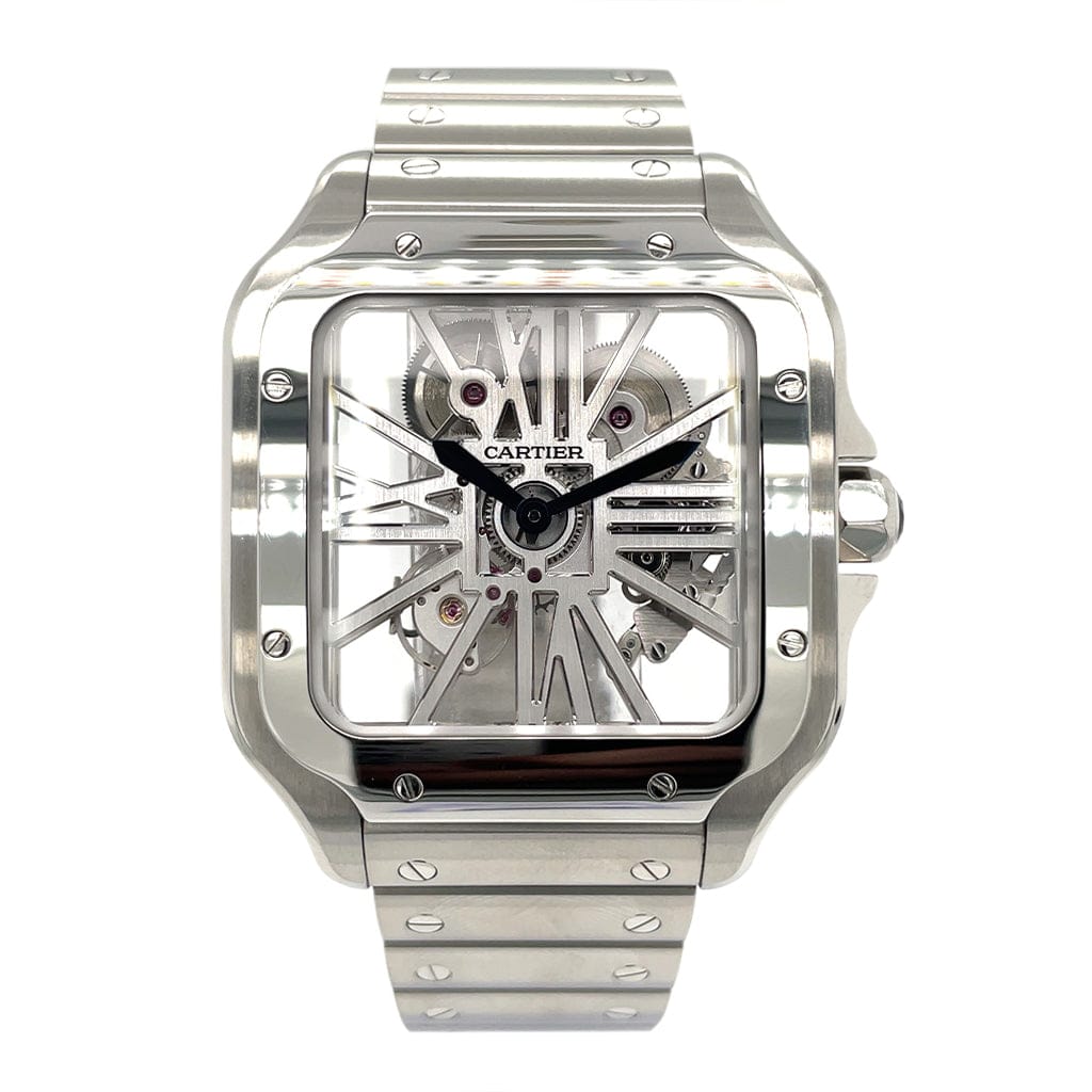 Cartier Santos De Cartier Skeleton WHSA0015 - Certified Pre-Owned