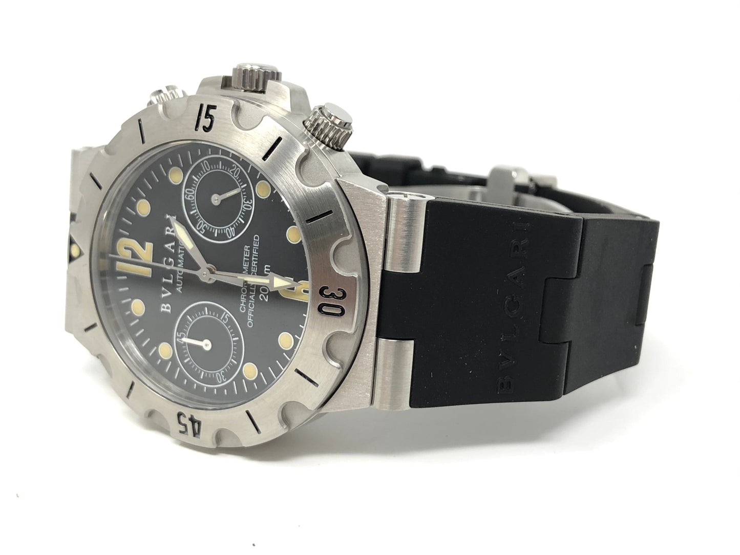 Bvlgari Diagono Chronograph Scuba Steel 38MM - Pre-Owned