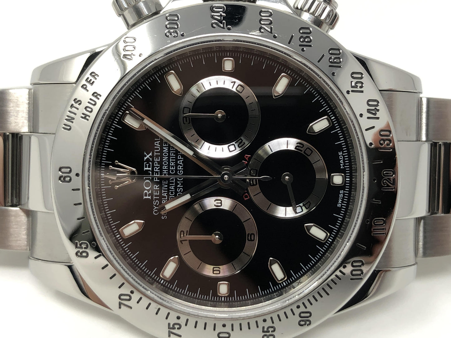Rolex Daytona Black Dial Chronograph 116520 - Pre-Owned 2010