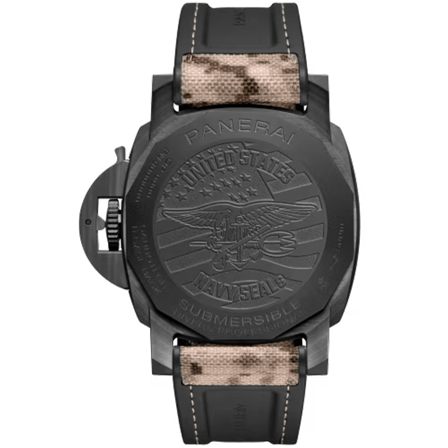 Submersible QuarantaQuattro GMT Navy SEALs Carbotech™ PAM01513 Boutique Exclusive