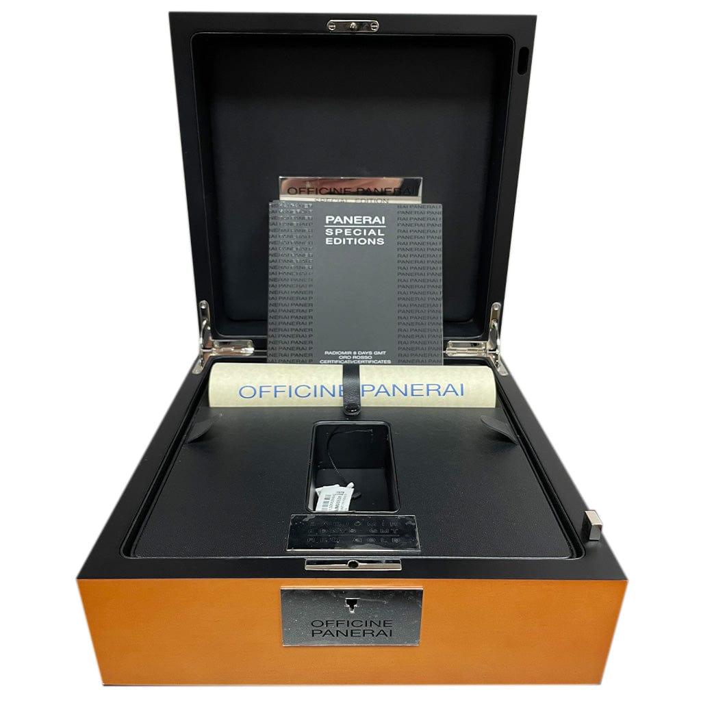 Panerai Radiomir 8 Days GMT Oro Rosso - 45mm PAM00538 - Certified Pre-Owned
