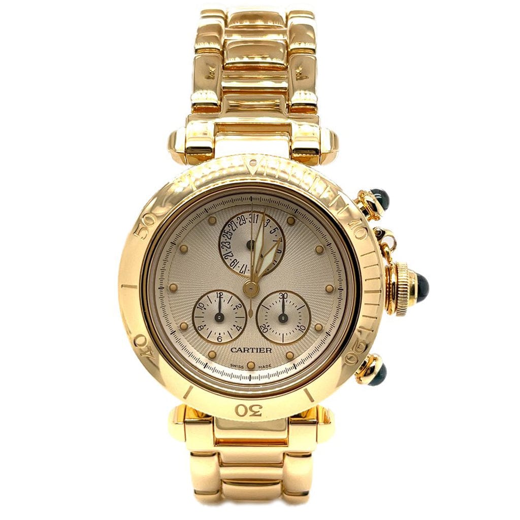 Cartier Pasha 18k Yellow Gold W30120H9 - Certified Pre-Owned