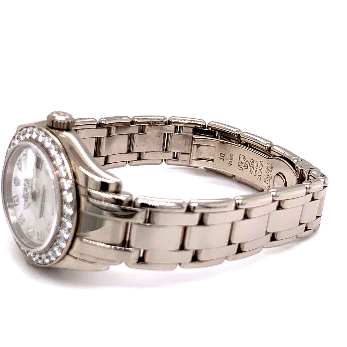 Rolex Oyster Perpetual 18k White Gold 29M Pearlmaster 80299 - Pre-Owned