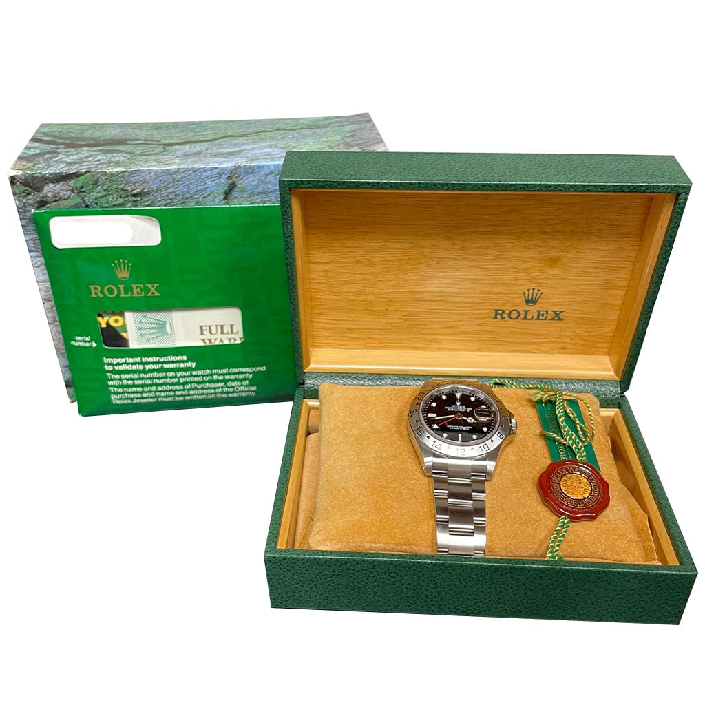 Rolex Explorer II 16570 Black Dial - Pre-Owned