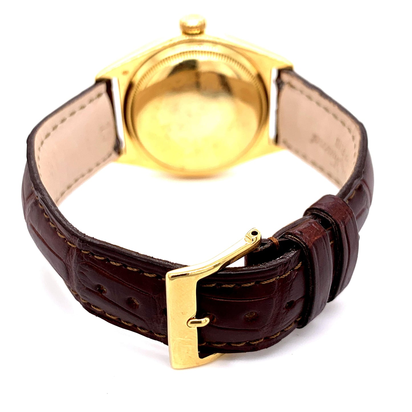 Rolex Oyster Perpetual Bubble Back 18K Yellow Gold 36MM 5030 - Pre-Owned