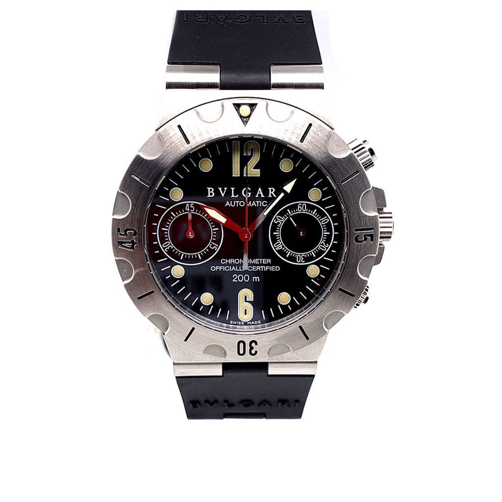 Bvlgari Diagono Chronograph Scuba Steel 38MM - Pre-Owned