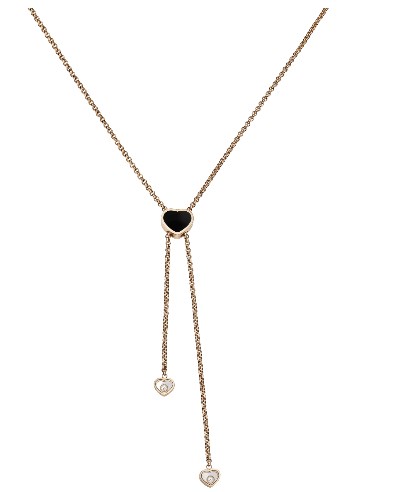 Happy Hearts Necklace Onyx
