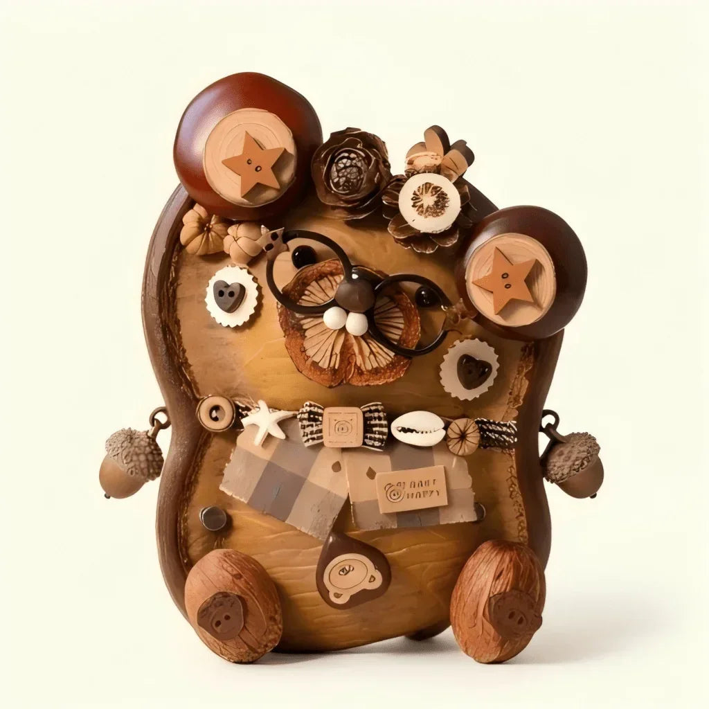 Bibi Pod Sprite side view – 360-degree artisan forest spirit figurine | ZAPIFIY
