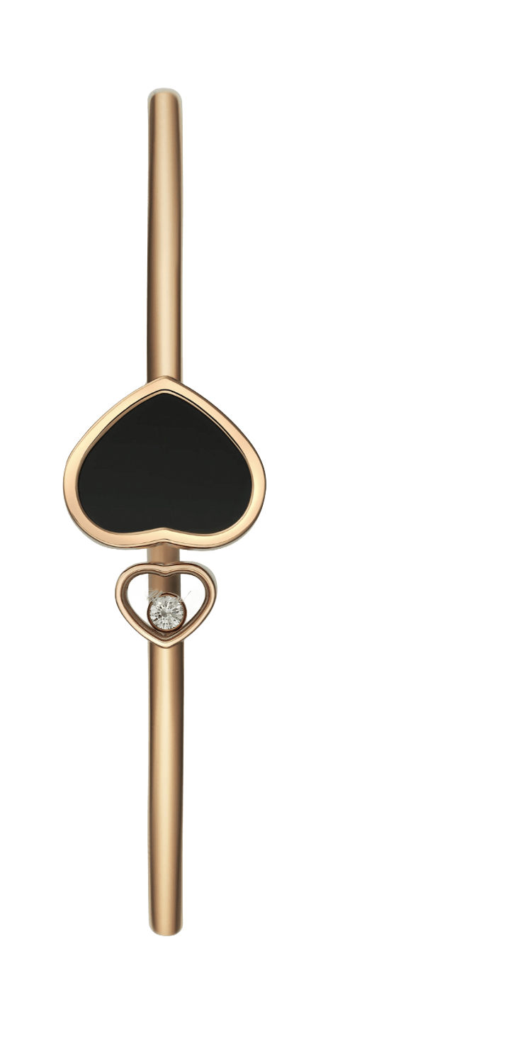Happy Heart Bangle Onyx