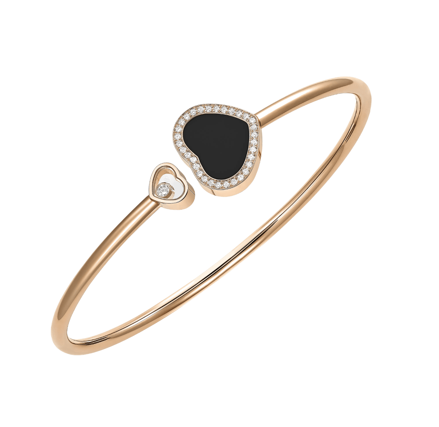 Happy Heart Bangle Onyx