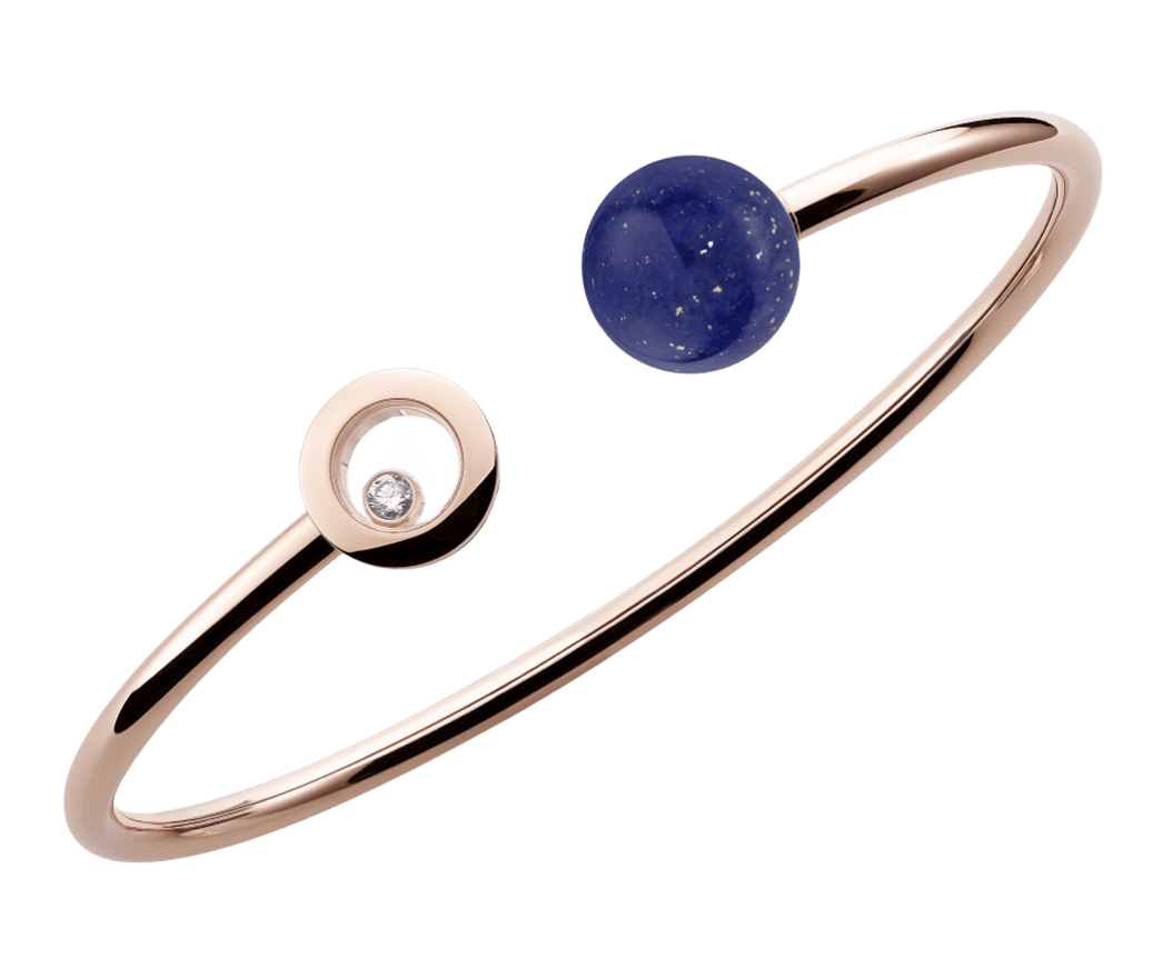 Happy Diamonds Planet Lapis Azul Bangle Bracelet