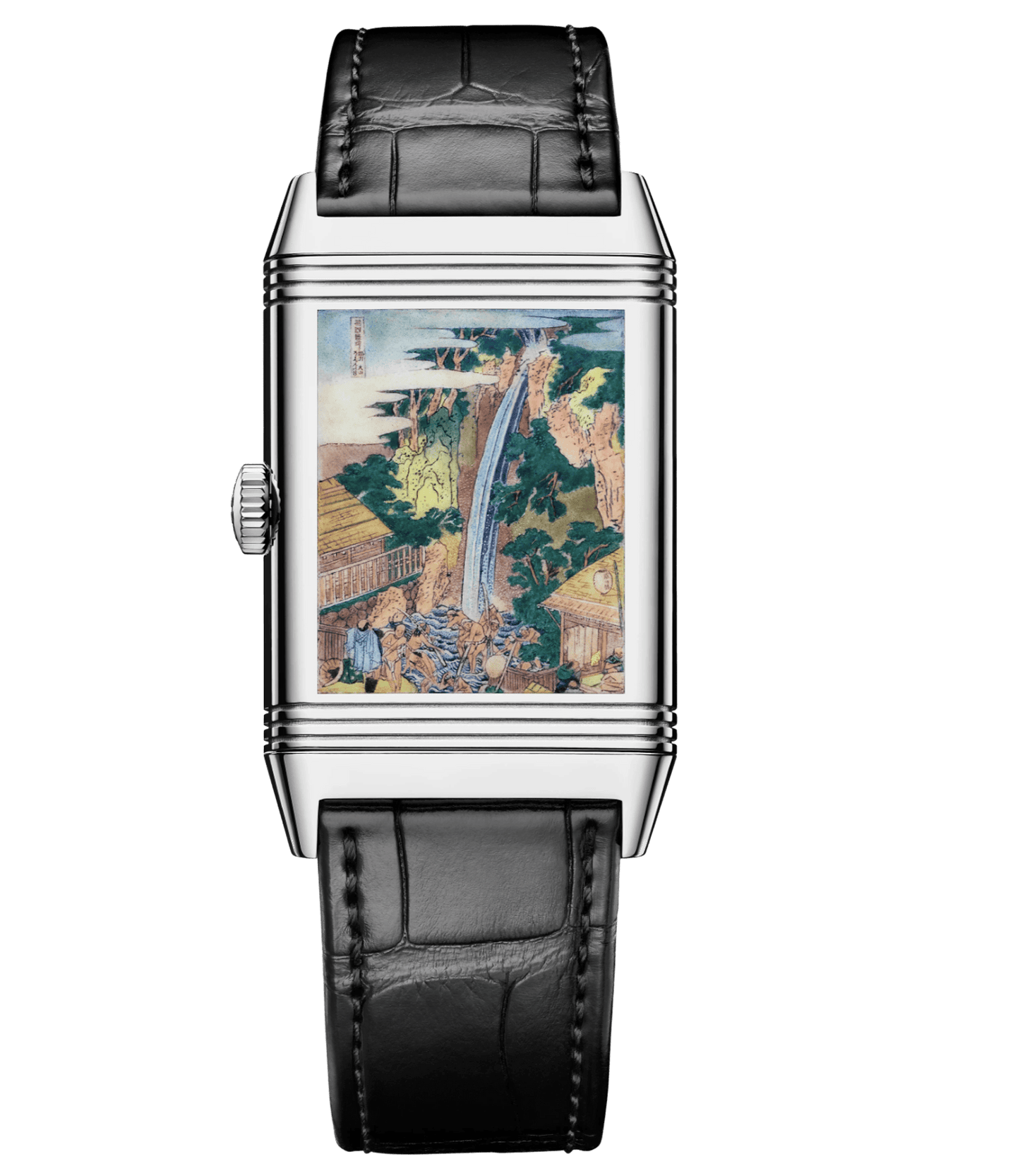 Reverso Tribute Enamel Hokusai Rōben Waterfall Q39334T7