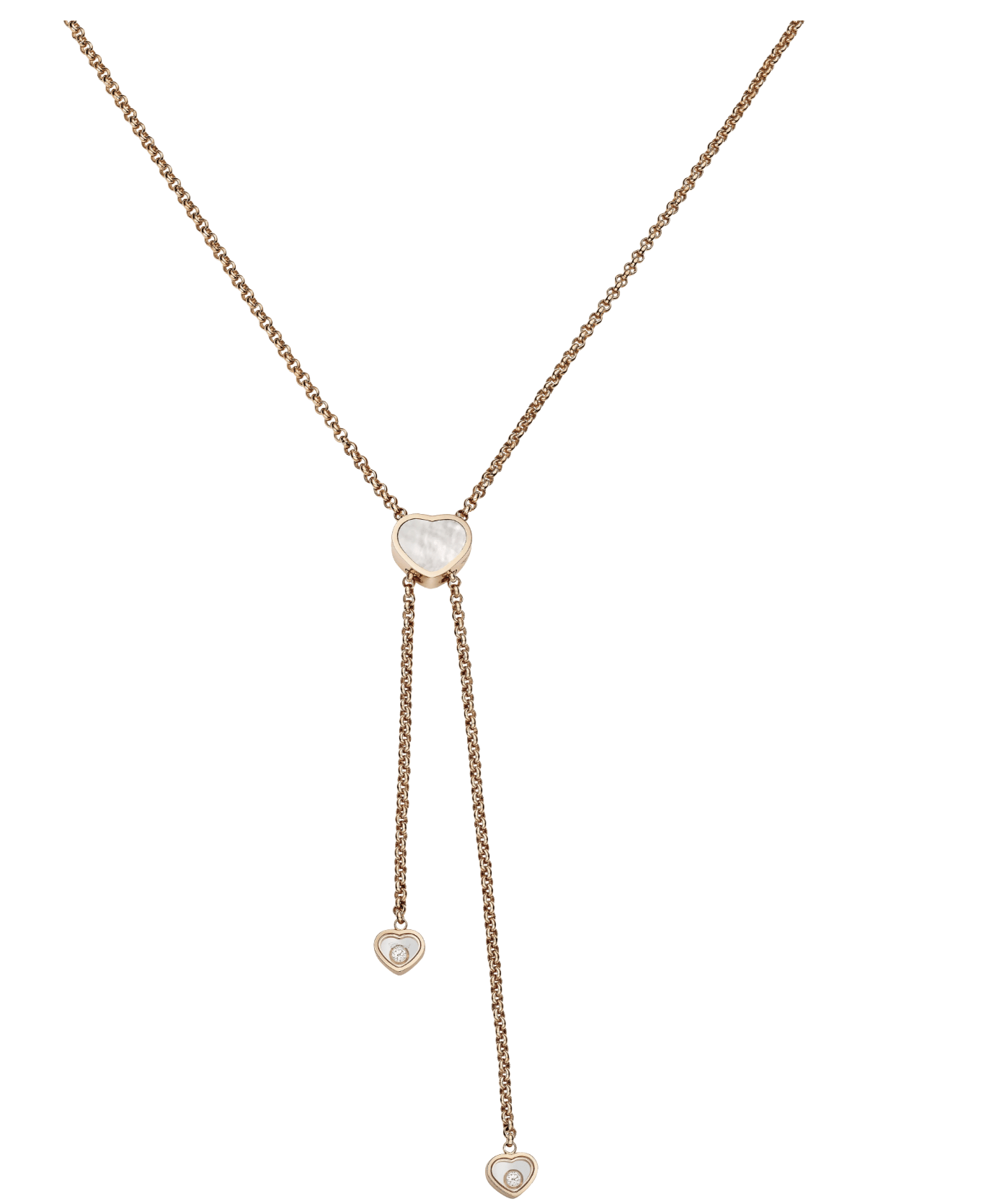 Happy Hearts Necklace Mother Of Pearl