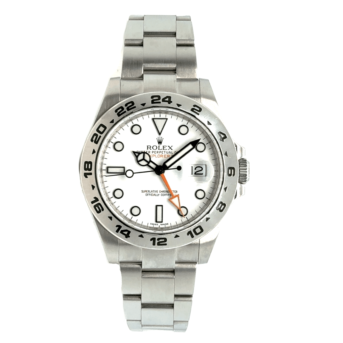 ROLEX OYSTER PERPETUAL EXPLORER II 42MM 216570 - PRE - OWNED