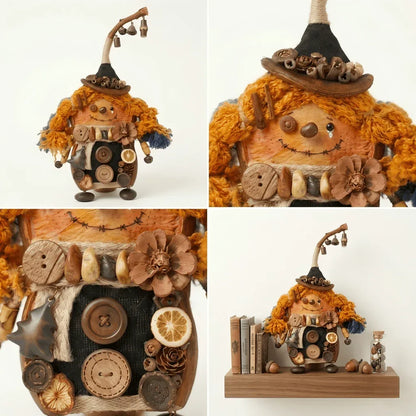 Fable Pod Sprite side view – seasonal artisan woodland collectible nature art | ZAPIFIY