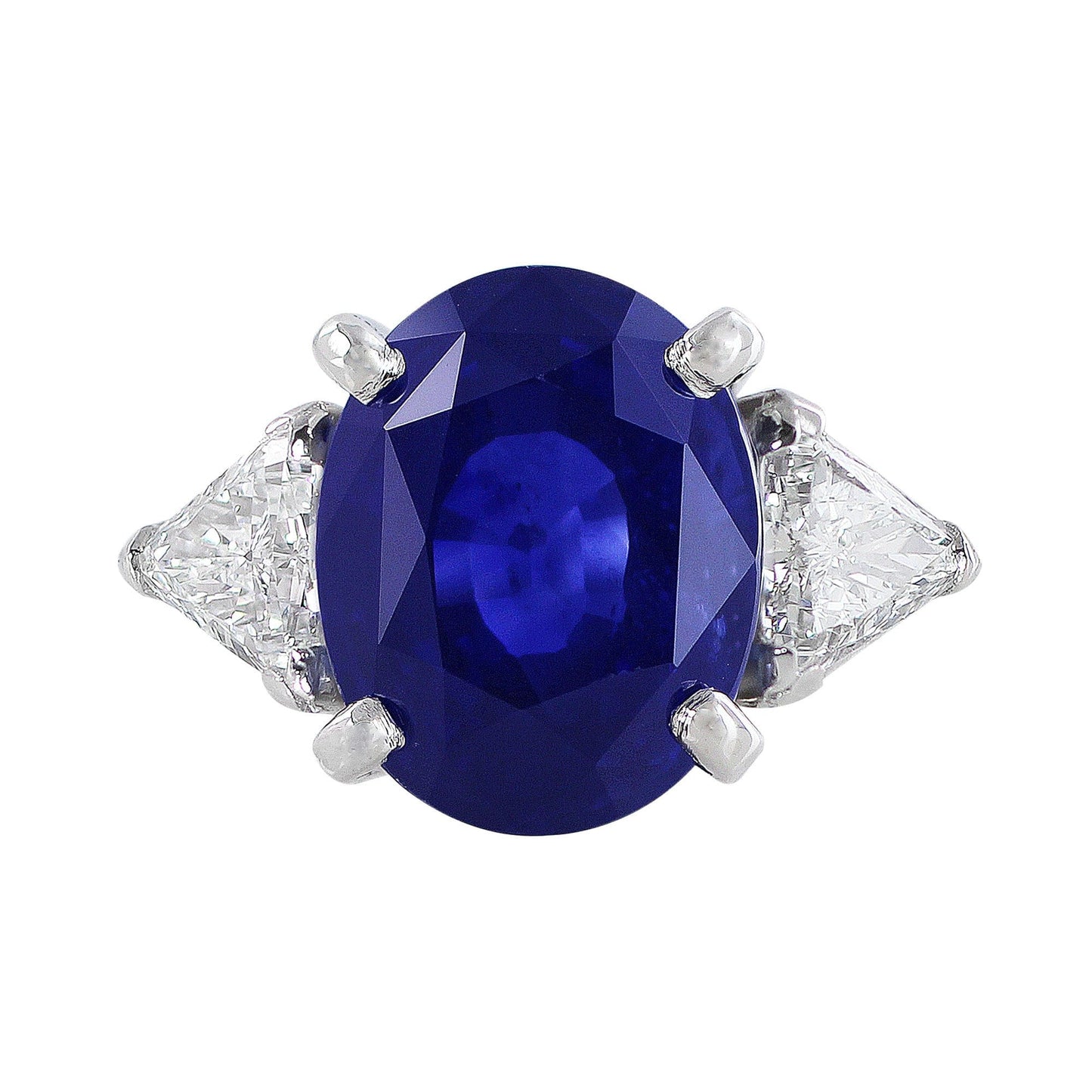 Platinum 14ct Ceylon Sapphire AGL Certified Ring