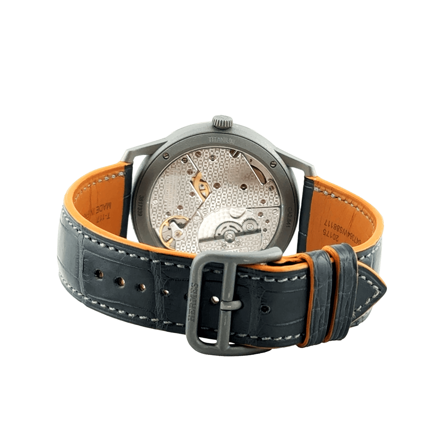 HERMES SLIM TITANIUM AUTOMATIC 39.5 MM W047365WW00 - PRE - OWNED
