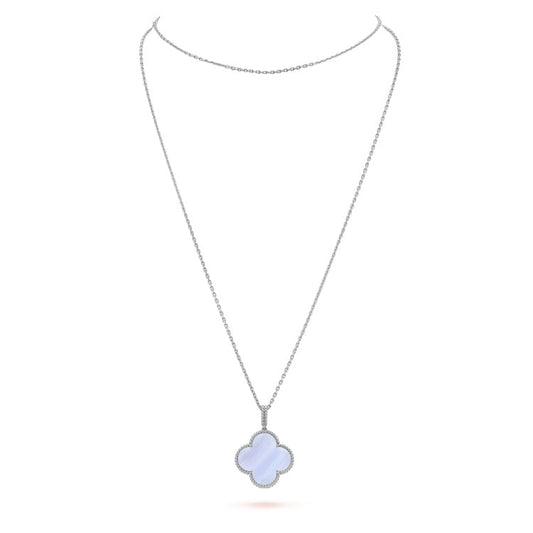18K Celestial Magic Alhambra Purple Necklace