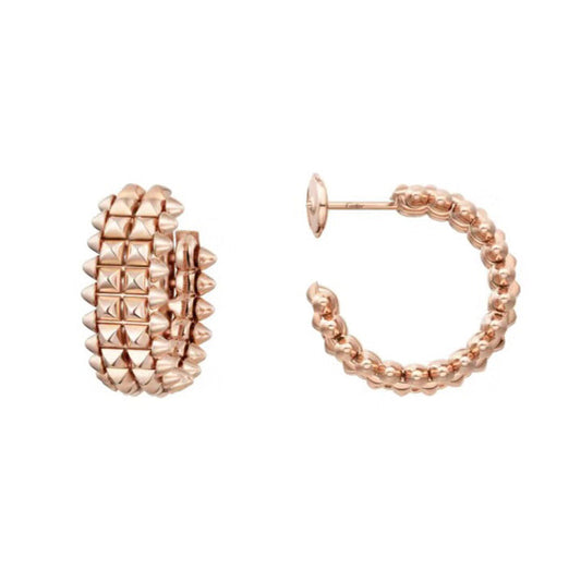 18K Celestial Clash De Earrings